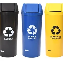 CESTOS C/TAPA VAIVEN 23 L. ROYCO