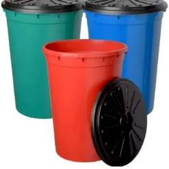 CESTO RESIDUO GEMPLAST C/TAPA 48 LTS.