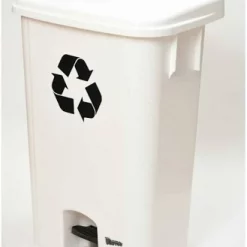 CONTENEDOR DE 100 LTS CON PEDAL Y RUEDAS ROYCO
