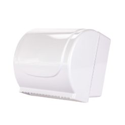 DISPENSER TOALLA EN ROLLO SIN MECANISMO BCO X 300 MTS