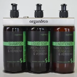 DISPENSER TRIPLE ORGAN & CO ACERO INOXIDABLE