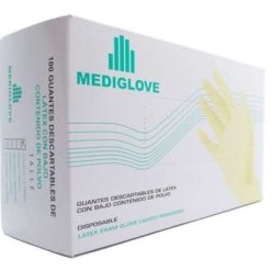 GUANTES DE LATEX X CAJA DE 100 - TALLE XL