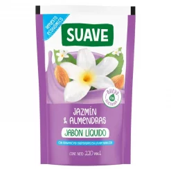 JABON LIQUIDO PARA MANOS SUAVE JAZMIN ALMENDRAS X220ML