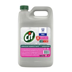 LIMPIADPOR DESINFECTANTE CUATERNARIO PROFESIONAL CIF X 5L