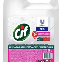 LIMPIADPOR DESINFECTANTE CUATERNARIO PROFESIONAL CIF X 5L