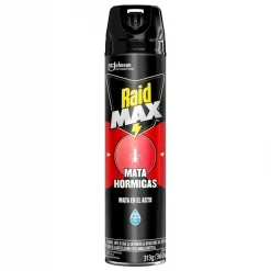 INSECTICIDA AEROSOL RAID MAX MATA HORMIGAS