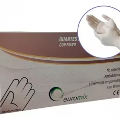GUANTES DE LATEX X CAJA DE 100 - TALLE L
