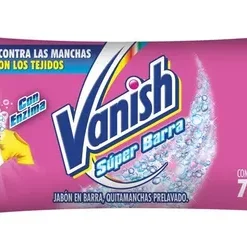 QUITA MANCHAS VANISH SUPER BARRA X 75 GS.