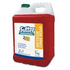 CERA SUTTER METEORO ONIX ROJA X 5L
